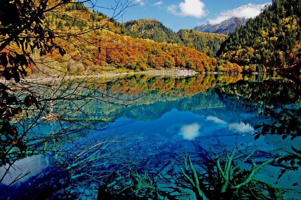 UNESCO World Natural Heritage Jiuzhaigou Valley Sichuan China