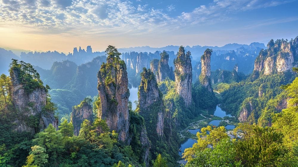 UNESCO World Natural Heritage zhangjiajie China