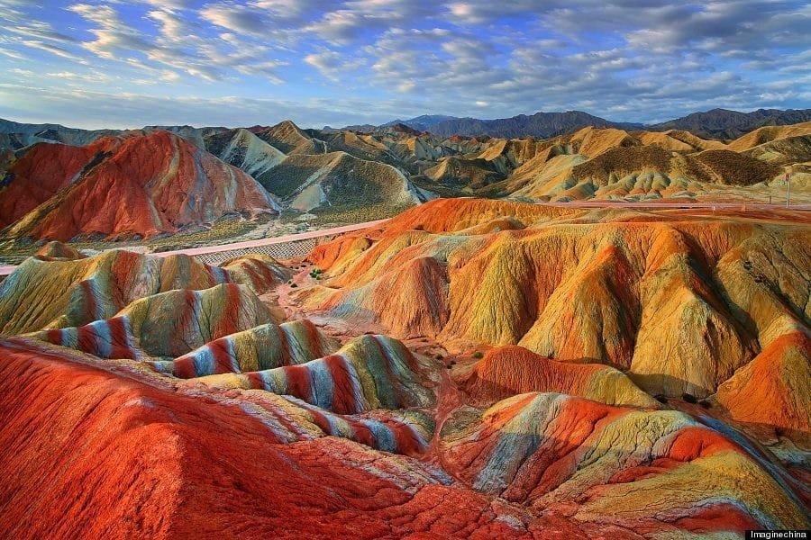 UNESCO World Natural Heritage zhangye danxia geopark